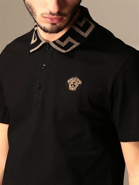 versace men's polo shirt|versace look alike shirts.